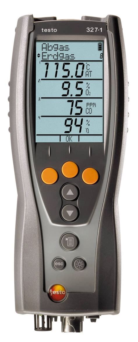 testo flue gas analyser 327-1|flue gas tester.